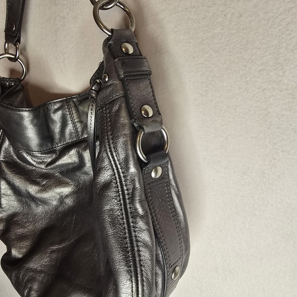 Coach Metallic Hobo Ladies Bag Purse No. C1032-F14706 - Picture 11 of 14